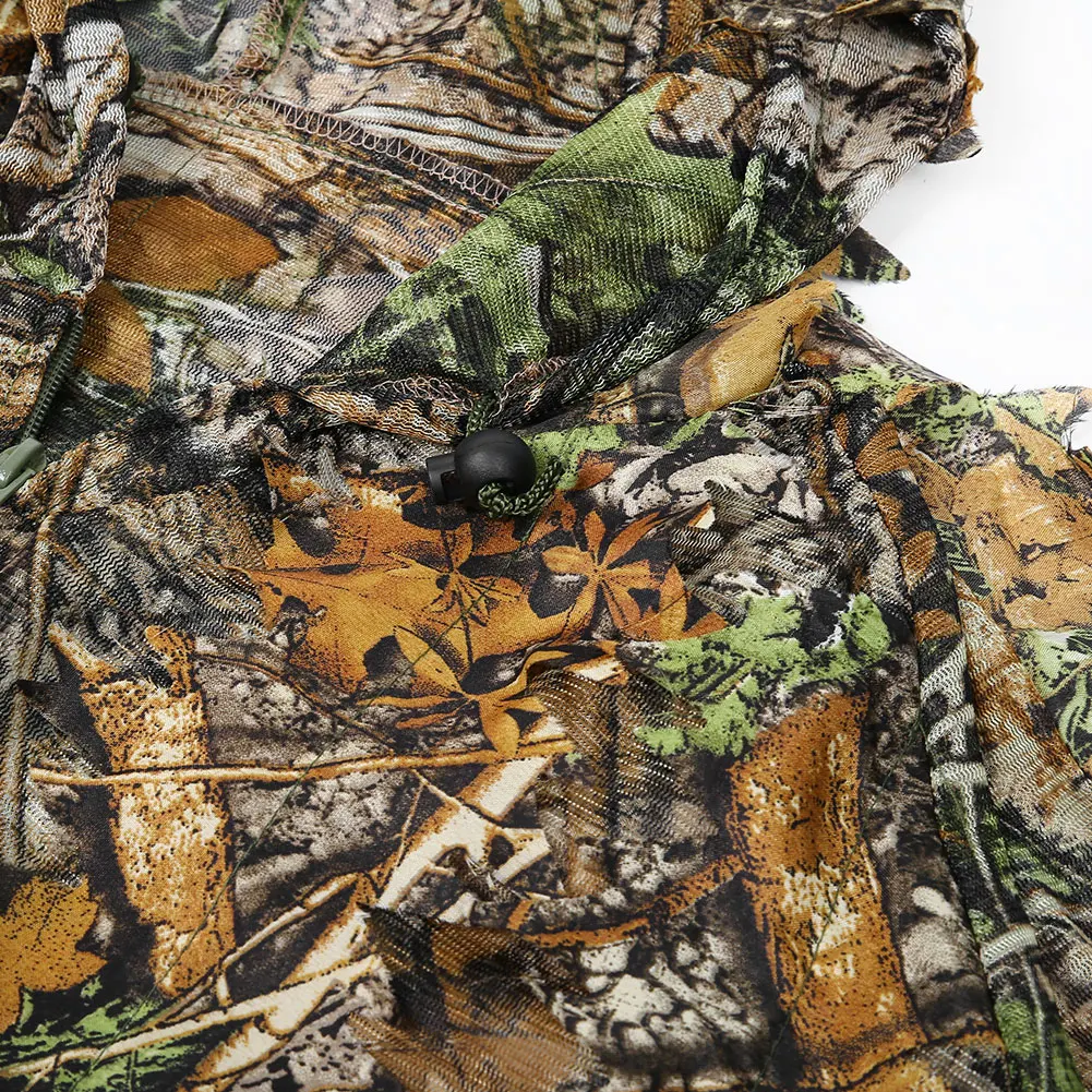 Сезон 3D камуфляжная одежда Ghillie костюм для охоты шутер