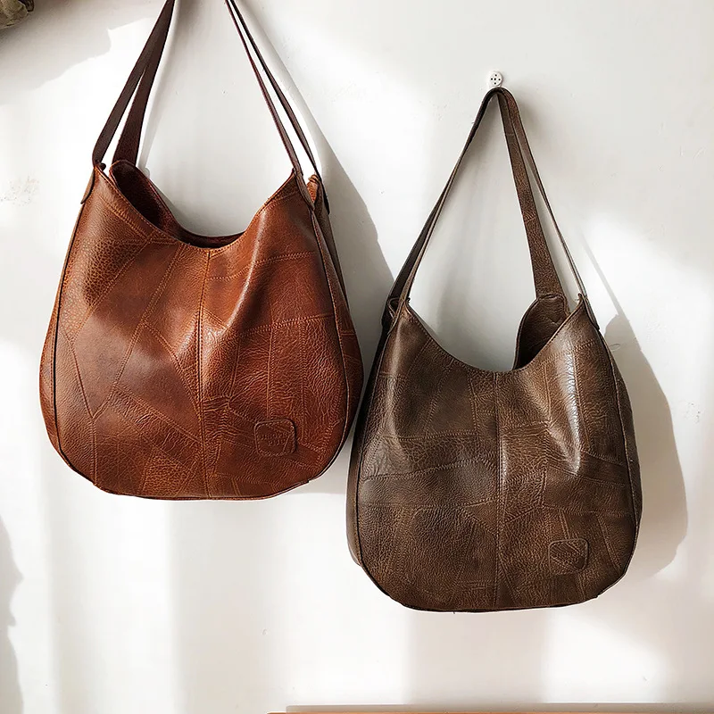 DCRYWRX Handbag Fashion Single Shoulder Diagonal Bag PU Leather Vintage Hobo Handbags Shoulder Bags Large Capacity Personality Handbag DCRYWRX Handbag Fashion Single Shoulder Diagonal Bag PU Leather Vintage Hobo Handbags Shoulder Bags Large Capacity Personality Handbag