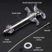 10/20/30/50ML Adjustable Parrot Feeding Syringe Needle And Hose Baby Bird Feeding Hand-raised Breast Feeder Bird Supplies 2