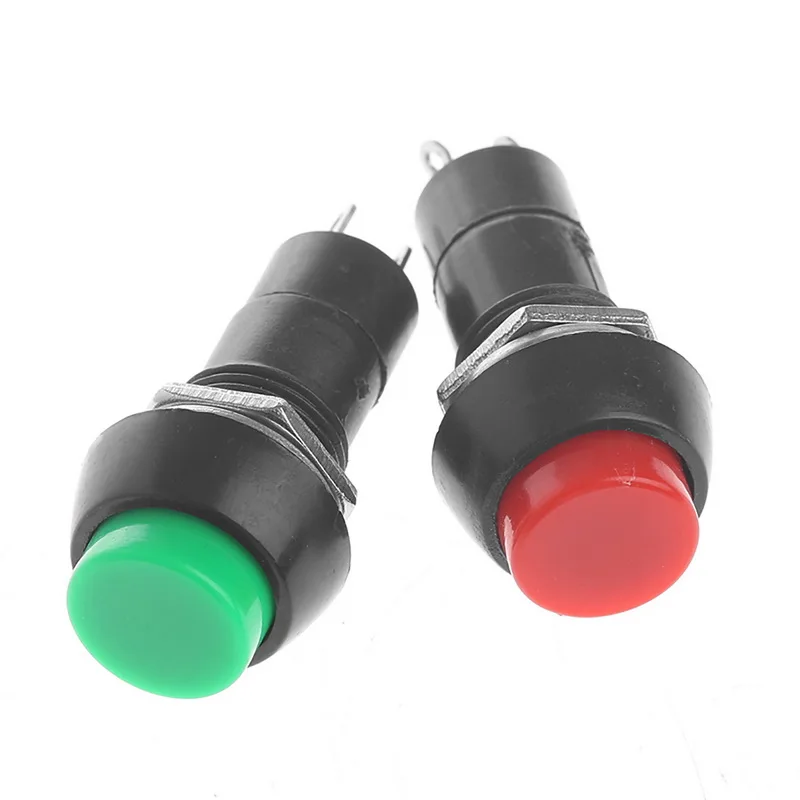 

1PC -11A Button Switch With A Lock Self-lock Button Switch Pushbutton Switches Reset Button Remote Electrical Accessories New