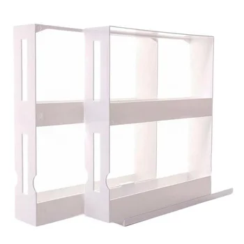 

1pc Multifunctional Rotating Spice Rack Organizer Kitchen Cabinet Cupboard Organizer Swivel Rack Storage Shelf kicten tool