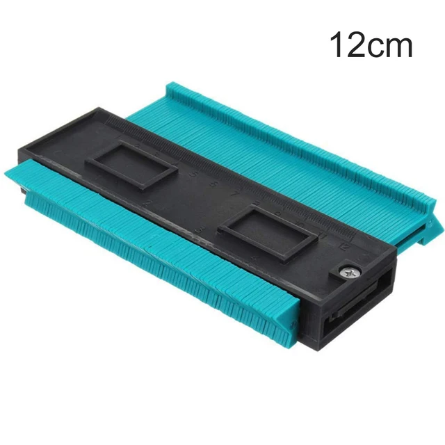Profile Contour Gauge Template Contours Gauge Arc Ruler Gauge Contour Profile Scale Template Carpentry Tools Tiling Laminate 12cm Blue