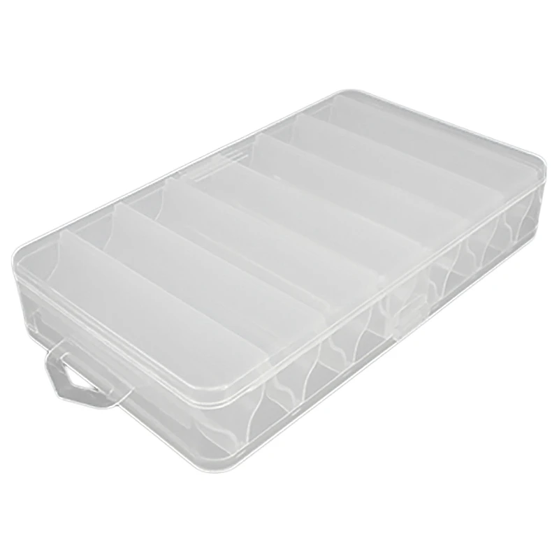 

Double Side 14 Compartments Fishing Lure Box for Minnow Shrimp Bait Spoon Lures Storage Case Container Fishing Tackle Box