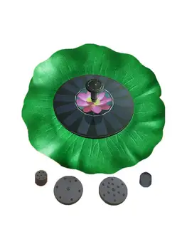 

Newest Solar Fountain Pump Lotus-shaped Waterproof Solar Panel Water Pump Kit for Pond Pool Garden #4O