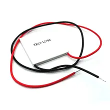 Полупроводниковое охлаждение листа TEC1-12706 40*40*3,7 мм 60 Вт 12 В 6А разница температуры 62 ° C, диспенсер для воды холодильник