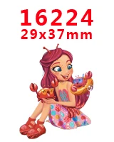 16224 30 шт мультфильм персонаж плоское украшение из смолы PR 15716 - Цвет: 16224