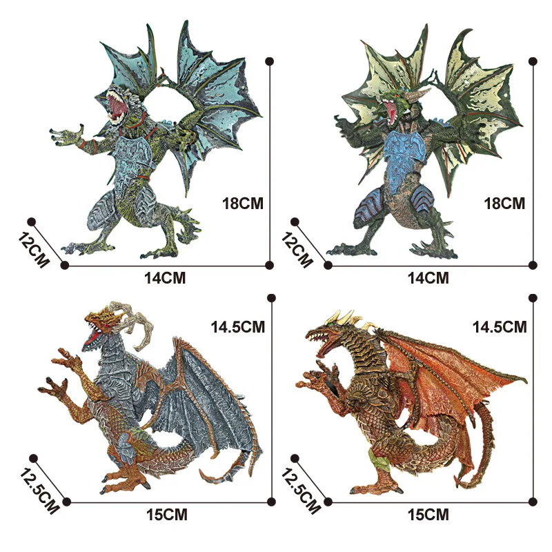 

In Jie Ming World of Warcraft Model Dragon Dinosaur 4D Assembled Dragon Transformation Large Size Dragon Static Animal Model