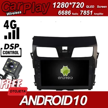 

Zinc Alloy Case Car Android 10.0 Player for NISSAN Teana Altima 2013 Multimedia Wireless Carplay Bluetooth GPS Radio Head Unit