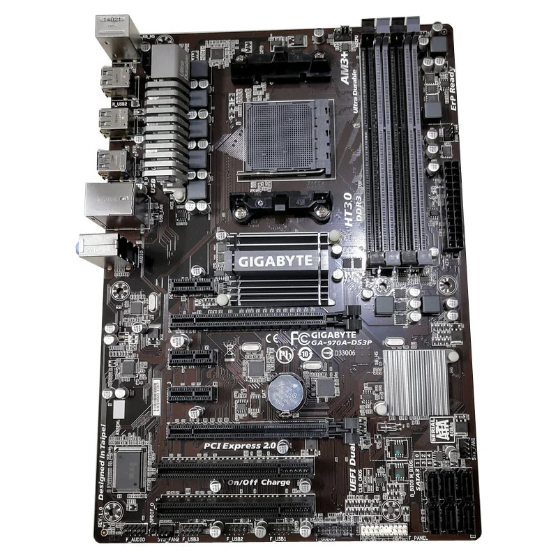 Socket AM3/AM3+ Gigabyte GA-970A-DS3P оригинальная настольная материнская плата DDR3 32 Гб PCI-E 2,0 USB3.0 AMD 970 DDR3 б/у материнская плата
