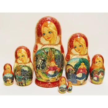 

Matryoshka 7 seats Little Red Riding Hood in