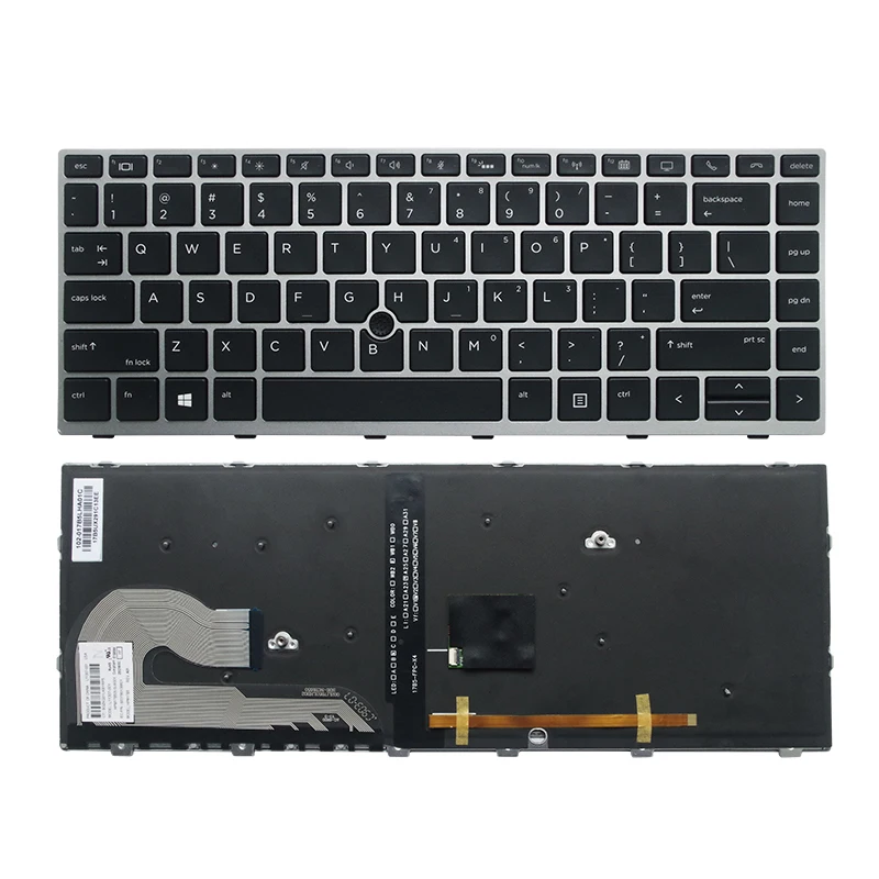 100% US Laptop Keyboard for HP EliteBook 840 G5 846 G5 745 G5 US Keyboard No Mouse Point No Backlight 100% US Laptop Keyboard for HP EliteBook 840 G5 846 G5 745 G5 US Keyboard No Mouse Point No Backlight