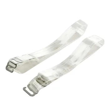 

SODIAL(R) 2 x Clear Adjustable Invisible Bra Shoulder Strap New