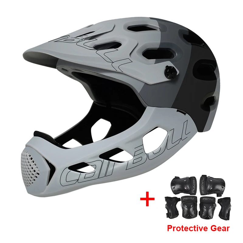 Mountain bike helmets with removable chin guard Clearance