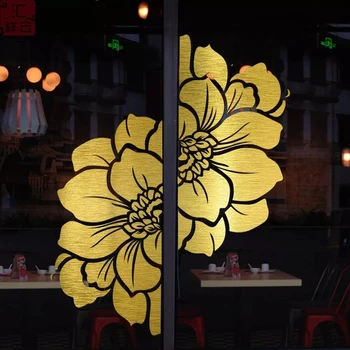 

Creative Peony Acrylic 3D Wall Stickers Living Room Dining Room Bedroom Flower Wall Decoration Home Self-Adhesive Decoration