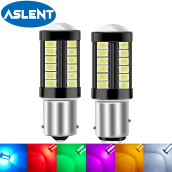 

2pcs 1156 1157 7440 T20 T25 LED Car Turning Light 33SMD 5630 5730 Auto Tail Brake Light Reverse Bulb Signal Lamp 12V DRL Lights