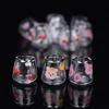 4pcs/set 1/12 Dollhouse Miniature Cartoon Clear Glass Cup Model Simulation Kitchen Furniture Toys For Doll House Decoration 1