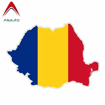 

Aliauto Fashion Creative Car Sticker Romania Map Flag Waterproof Sunscreen Reflective Decal Automobile Styling ,14cm*10cm