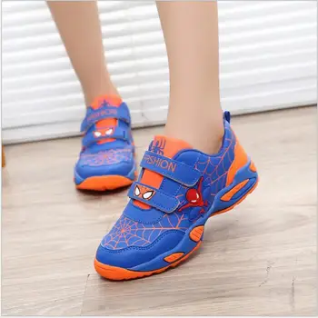 

Children Cartoon shoes boys sports shoes Wearable non-slip wear running sneaker kids spider man sneakers