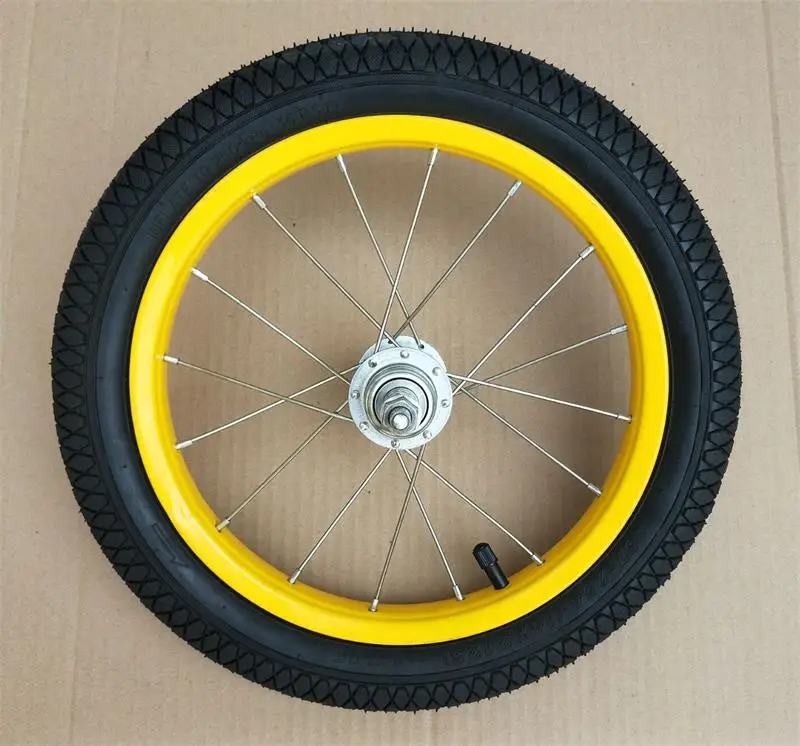 Children's bicycle rims aluminum rims steel rims 12 / 14 / 16 inch front wheels rear wheels tires children's bike accessories