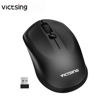 

VicTsing 2.4G Wireless Mouse 1600 DPI Gaming Mouse Large Full Size Ergonomic PC/Laptop Mouse With Switch Button