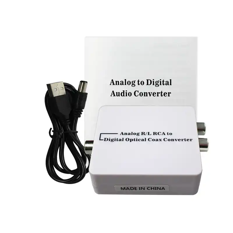 Convertitore Analogico Dac Jack 2 Rca A Audio Stereo Digitale Ottico Spdif Toslink Adattatore Decodificatore Amplificatore Di Segnale Coassiale Spdif Coaxial Spdif Opticalspdif To Coaxial Aliexpress