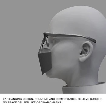 

Protective Equipment Face Mask Head-mounted Face Protection Dust-proof Splash Spray Antivirus Face Shield Breathes Smoothly