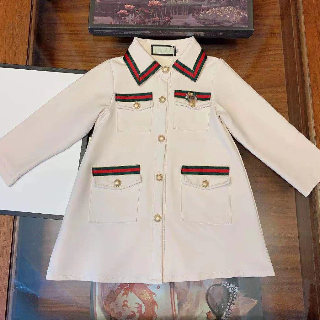 Новинка 2019 года модное пальто сезон весна-осень детская куртка с длинными
