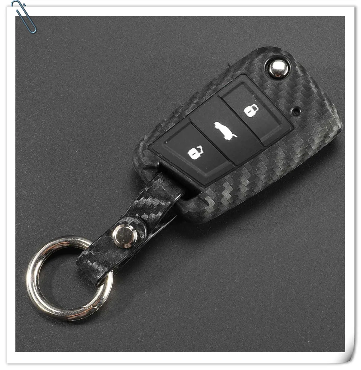 Cover portachiavi in Silicone al carbonio per VW Polo Golf 7 Tiguan Skoda Octavia Karoq SEAT Ateca Leon Ibiza portachiavi portachiavi 2015-2019 8 Cover portachiavi in Silicone al carbonio per VW Polo Golf 7 Tiguan Skoda Octavia Karoq SEAT Ateca Leon Ibiza portachiavi portachiavi 2015-2019 - H5871e453e2604d32a153ebcbd8ecadecd