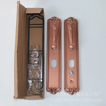 

Security Door Handle Door Lock Handle Rose jin shuang Live Multi-functional European Style Handle Villa to Hand in Hand 235 Hole