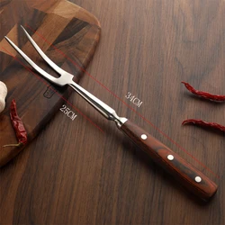 Stainless Steel Portable Outdoor BBQ Camping Fork Grill Tool (C)