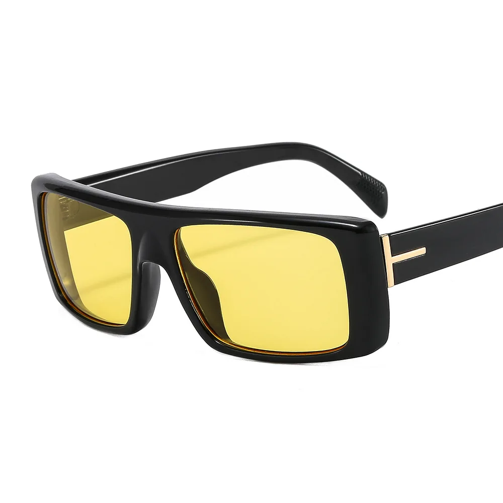 New Fashion Rectangle Brand Design Sunglasses For Women Men Retro Ins Popular Square Sun Glasses Shades UV400 Wholesale 10