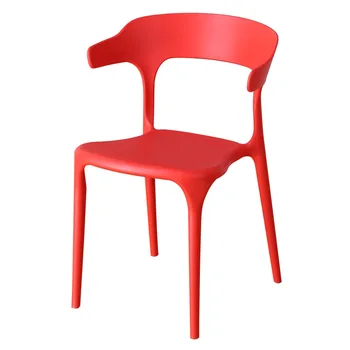 

Nordic PP plastic brief party chairs Creative casual backrest cafe chair Modern fashion office chair commercial milk tea shop