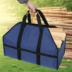 Sac de rangement Portable de grande taille pour bois de chauffage, porte bûches, cheminée résistante, Camping, Trekking, pique nique, tissu Oxford 