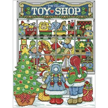 

store patterns Counted Cross Stitch 11CT 14CT 18CT DIY Chinese Cross Stitch Kits Embroidery Needlework Sets home decor