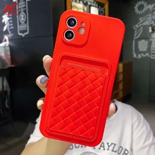 

Wallet Card Slot Breathable Weaving Phone Case for Xiaomi Redmi Note 9 8 10 Pro 9T 9A 9C 9 Prime Red Mi 10S M3 Shockproof Cover