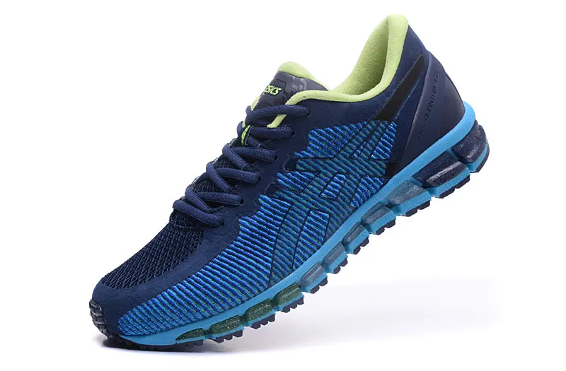 Новое поступление, оригинальные мужские кроссовки Asics Gel-Quantum 360, дышащие устойчивые кроссовки для бега, уличные теннисные кроссовки Hongniu - Цвет: Blue