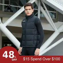 Kelme Спортивная бархатная куртка без рукавов тренировочное пальто K15P022-2