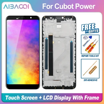 

AiBaoQi New Original 5.99 inch Touch Screen+2160x1080 LCD Display+Frame Assembly Replacement For Cubot Power Android 8.1 Phone