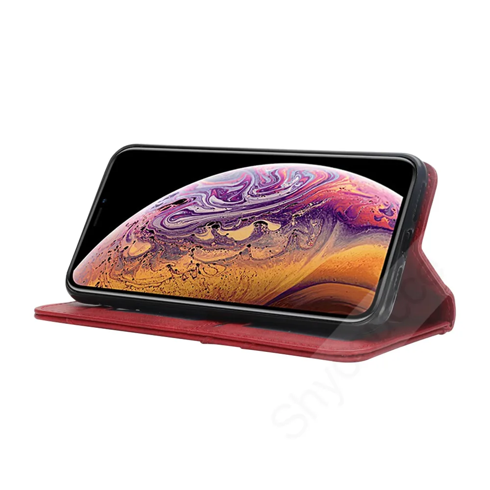 Для iPhone XS MAX 7 8Plus huawei mate 20 Pro P20 Lite кожаный Простой чехол для делового телефона чехол бумажник сумка