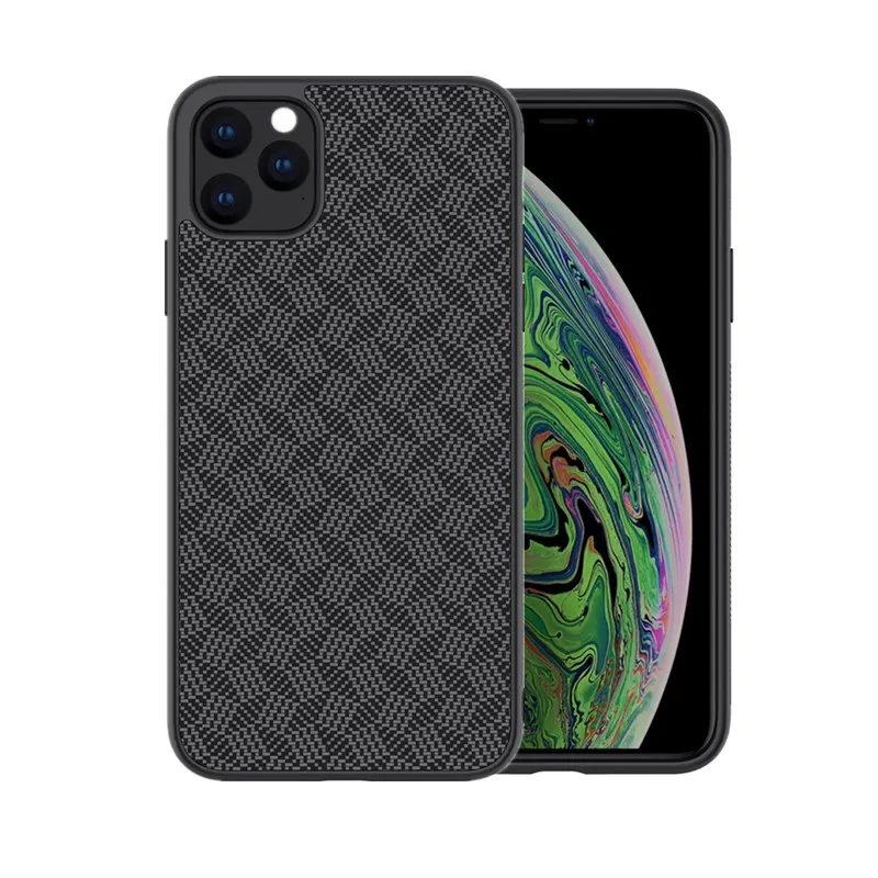 Роскошный ударопрочный Ультратонкий чехол-накладка для iPhone 11 2019 NILLKIN клетчатый