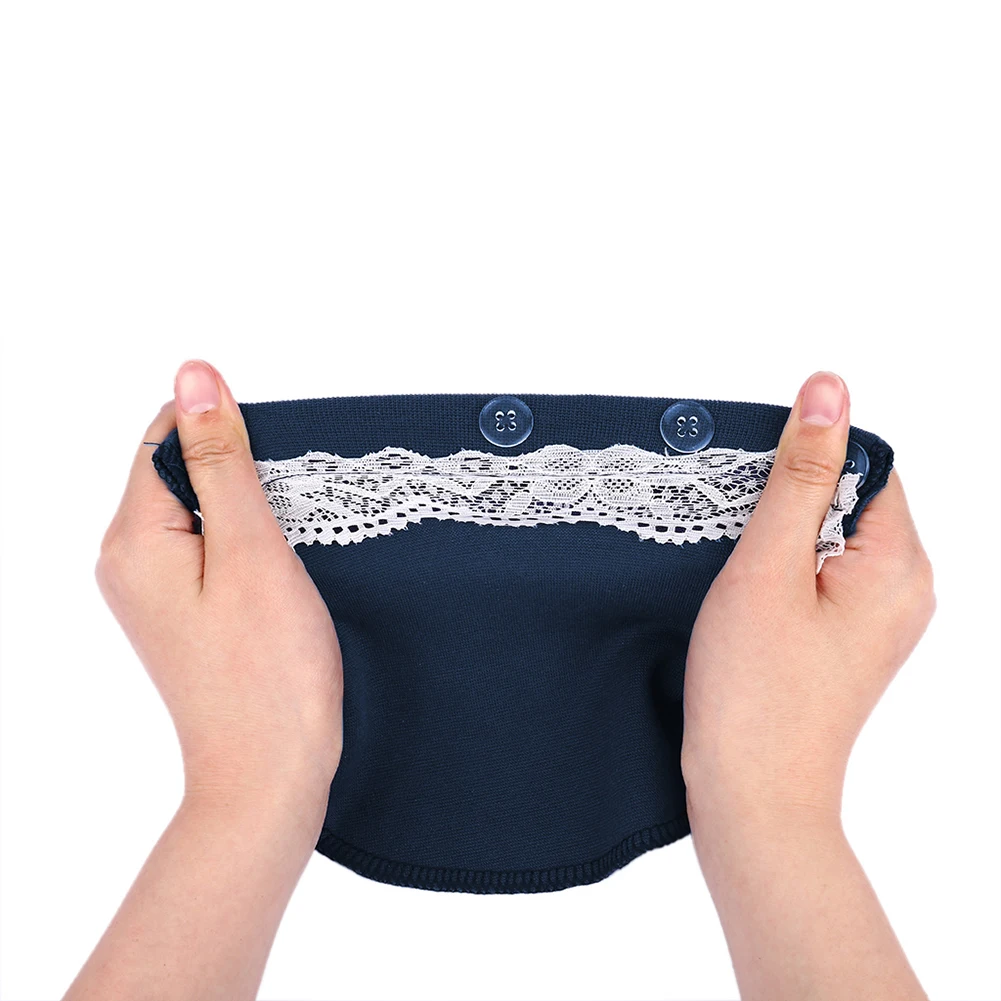 Maternity Pregnancy Waistband Belt Soft Adjustable Elastic Pants Lengthening Waist Extenders Button Mother Loose Pants Belt