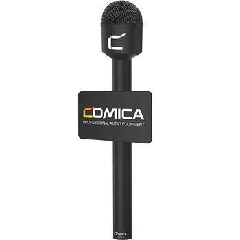 

Comica HRM-C Handheld Reporter Interview Microphone Omnidirectional Dynamic Mic with XLR 3.5mm For camcorder Cameras DSLR
