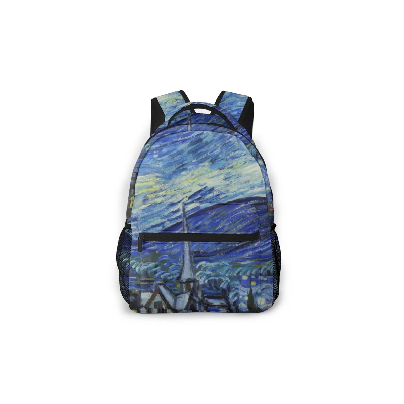 Рюкзак унисекс, картина маслом, искусство, два плеча, рюкзак для ноутбука, детские школьные сумки, дорожные, многофункциональные, mochilas, дропшиппинг - Цвет: backpack3