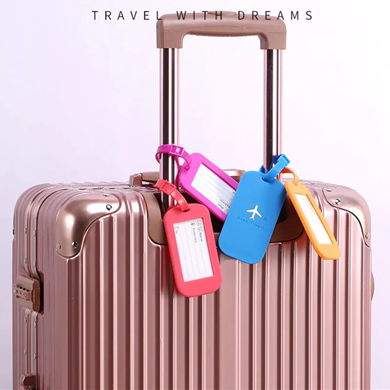 New Silicone Frosted Luggage Tag Travel 