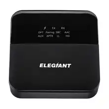 ELEGIANT 3,5 мм AUX для автомобильных наушников bluetooth 5,0 аудио передатчик приемник HD LL адаптер оптический Toslink RCA разъем