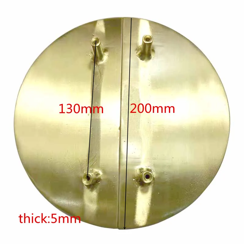 20CM Luxury Gold Brass Cabinet Door Handles Round sliding door handle Morden Knobs Home Improvement