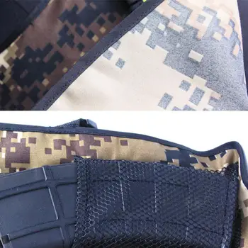 

Adult Airsoft Discoloration Vest with Target Pattern Can Load Bullet Clip