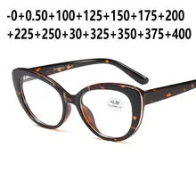 Новинка, резбиопические очки для женщин, кошачьи глаза, черное зеркало для чтения, пластиковый материал, полная оправа, телескоп FML