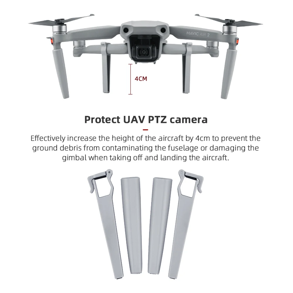 Удлинители шасси подъемники для DJI Mavic Air 2/2S подъемные ножки удлинитель высоты