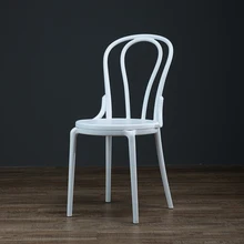 

GY Nordic Chair Simple Home Plastic Dining Chair Vienna Backrest Stool Desk Chair Occasional Table and Chair